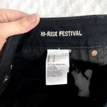 American Eagle Black Distressed Cut Off Hi-Rise Festival Jean Shorts 10 Photo 3