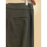 Trina Turk  White Trousers with Back Stripes and Black Back Sz. 4 Photo 5