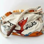 Dr. Seuss Fox In Sox Canvas Shoulder Bag Rope Straps Photo 0