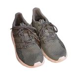 Adidas  Questar Flow Men 6.5 Women 8 Shoes US Khaki Green White Foam Sneakers Photo 2