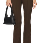 L'Academie L’Academie by Marianna Benigna Trouser in Dark Brown Size Large NWT Photo 0