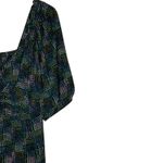 CAbi Dress Size Medium Multi Geometric Pattern Stretch Blend SS Women Photo 3