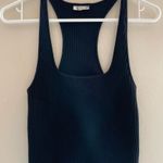 Free People  Initimately Black Tank Cami Intimately Ribbed Knit Top Size large Photo 0