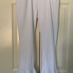 Vibrant White Flare Jeans Photo 0