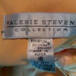 Valerie Stevens  16 Sleeveless Canary Yellow Dress Plus Photo 3