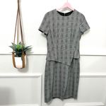 Ted Baker  Linnah Check Asymmetric Tailored Dress Size 3/ M Photo 1