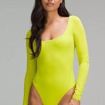 Lululemon NWT  Wundermost Ultra Soft Nulu Square-Neck Long Sleeved Bodysu… Photo 0