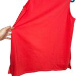 Woman Within NWOT  Red Pink Mock Neck Sleeveless Jersey Knit Blouse Photo 8