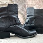 Coach and Four black ankle boots with buckle detail, zip back, genuine leather Size 7.5 Photo 3
