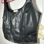 Altar'd State M/L - Altar’d State faux leather corset tank Photo 3