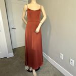 Celebrate DB Studio Cinnamon Long Formal Dress Red Size 8 Photo 8