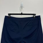 J.Crew Kate Cuffed Straight Leg Pant Lightweight Chino Cotton Navy US 14 NWT Photo 7