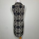 Banana Republic  Snakeskin Shift Dress Sz 2 Cargo Pockets Photo 1