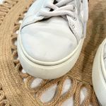 Tory Burch  Carter Glitter Sneaker Women's Size 7M Lace Up White Blue Photo 6