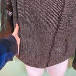 Route 66 Faux Leather Tweed Moto Jacket Photo 6