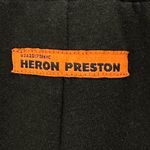 Heron Preston Flames Biker Shorts Size XS 5” Streetwear Sporty Chic Black Active Photo 6