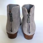 Joie  Lucy Gray Suede Leather Embellished Flat Stud Women Ankle Boots Size 7 (37) Photo 5