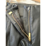 Venus  woman's size 2  Black‎ Faux Leather Shorts Pleated High Waist Dressy Party Photo 5