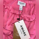 Moda Vera one shoulder ruffle detail dress. Pink size M. NWT! Mini length. Photo 2