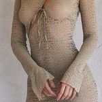 House Of CB  'Giovanna' Stone Floral Lace Maxi Dress NWOT‎ Size M Photo 1