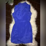 August Silk  100% silk purple wrap dress sz 8 Photo 2