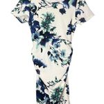 Pinkblush  Women’s Maternity Dress Size Small / Watercolor Fitted Floral Photo 1