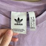 Adidas ✨  Light Purple Embroidered Shirt Medium Photo 3