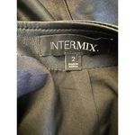 Intermix Black Mini Leather Skirt Size 2 Photo 4