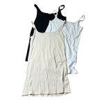J.Crew bundle of 3 layering camisole rank Black, cream, white Size SMALL Photo 9