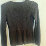 Calvin Klein Black Sweater with Gold zipper NWT Photo 4