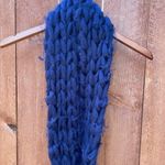 Free People Free‎ People Chunky Scarf Navy NWT Photo 4