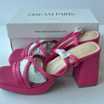 Dream Paris DREAM PAIRS Strappy Heels for Women Platform Chunky High 3-inch Heel Sz 6.5 @ Photo 0