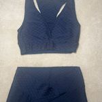 Blue Workout Set | Leggings & Bra | Small Photo 2