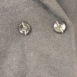 Magaschoni  Black and White Plaid Pea Coat Size Large Photo 5