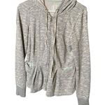Anthropologie  Saturdau Sunday Peplum Grey Knit Zip Up Sweatshirt from Size Med Photo 0