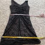 Ronen Chen sleeveless mini black v neck lace short black stretch formal dress 10 Photo 4