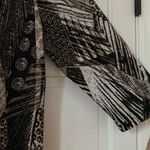 Chico's Chico’s Size‎ 2 Multi Print Classic Cardigan Dress Up or Down  Large 12/14 Photo 5