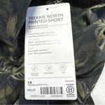 Athleta Trekkie North Printed Shorts Women's 18 Olive Army Green Floral New Photo 5