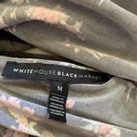 White House | Black Market Shirt Womens Medium Floral Tiered Sleeve Mesh Neck Top Photo 5