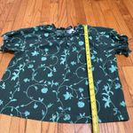 Hill House  Home Kit Top in Emerald Green Botanical Size Medium Photo 4