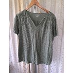 Lands' End Lot of 3 100% Cotton  LL Bean Polka Dot Solids Smocking Basic Tops XL Photo 8