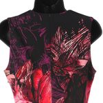 Fuzzi Pink & Fuchsia Abstract Floral Knee Length Dress Size M Photo 7