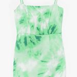 Nasty Gal  Green Tie Dye Mini Dress Photo 1