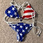 Venus B3 Women's  2pc Patriotic American Flag Theme String Bikini size A cup/2 Photo 0