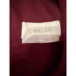 BHLDN  Jones Satin Gown Dress Women's Size 8 Burgundy Formal Wedding Guest Photo 4