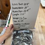 Chico's  Leaf Print Shirt Dress Black Beige Size 8 US Photo 11