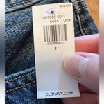 Old Navy High Rise O.G. Short Denim Blue Jean Shorts Stars and Stripes NWT 4 Photo 1
