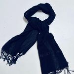 Emporio Armani laine Unisex scarf dark gray Photo 5