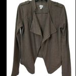 Converse  one star brown open front cardigan Photo 1