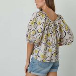 VELVET by GRAHAM & SPENCER Zoey Printed Top Medium Brown Photo 2